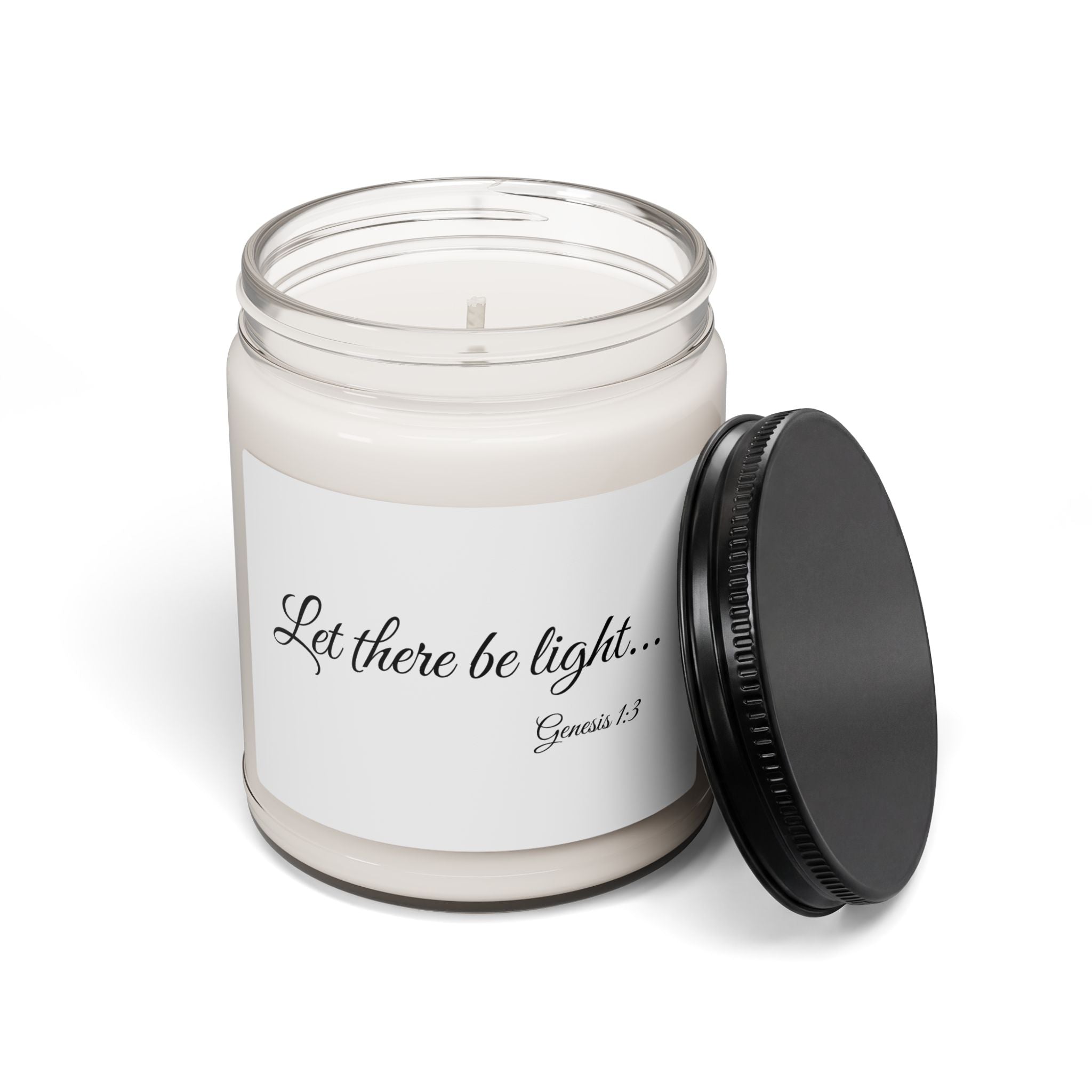 Let There Be Light — Genesis Scented Soy Candle (9oz)